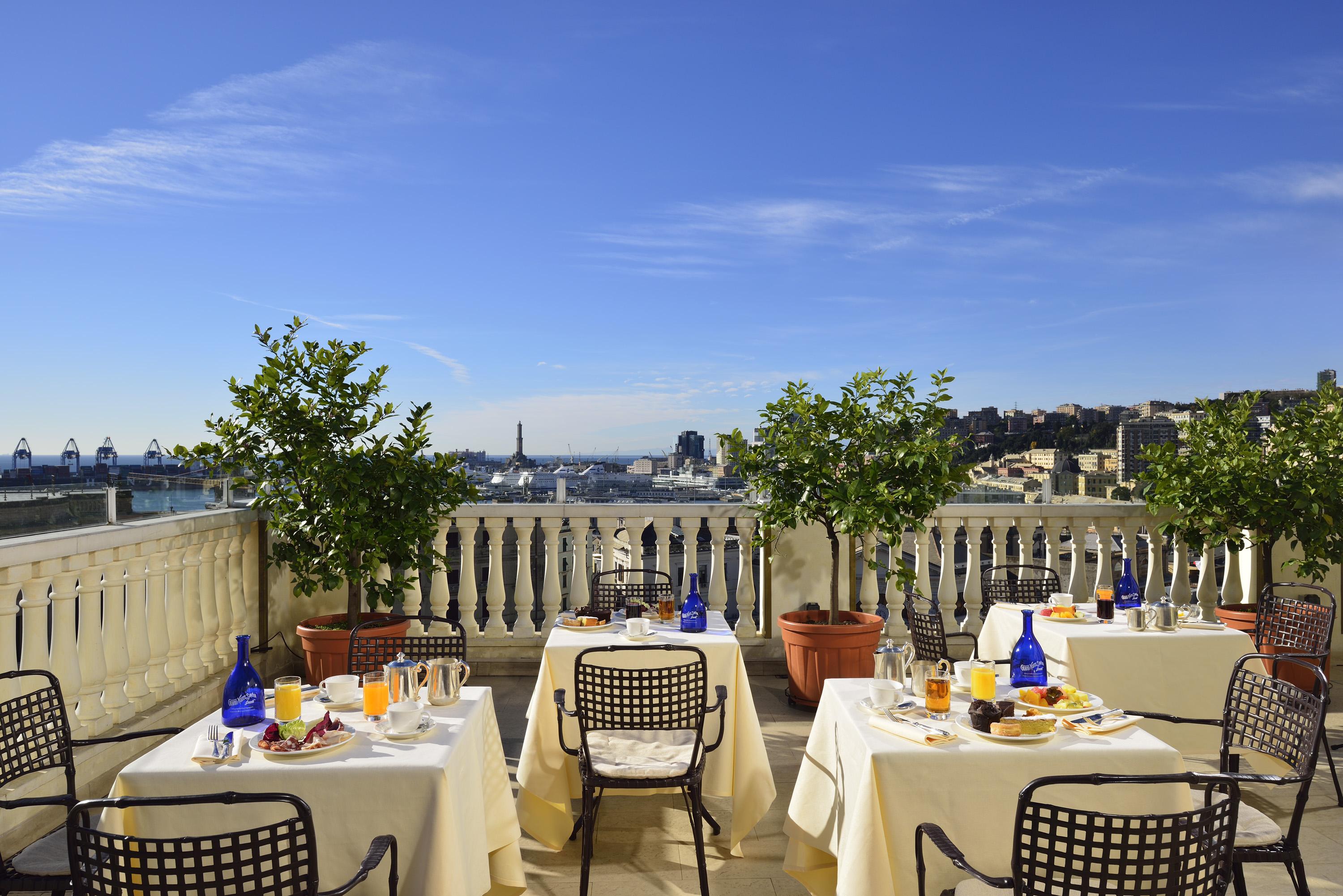 Grand Hotel Savoia Genoa Luaran gambar The Terrace