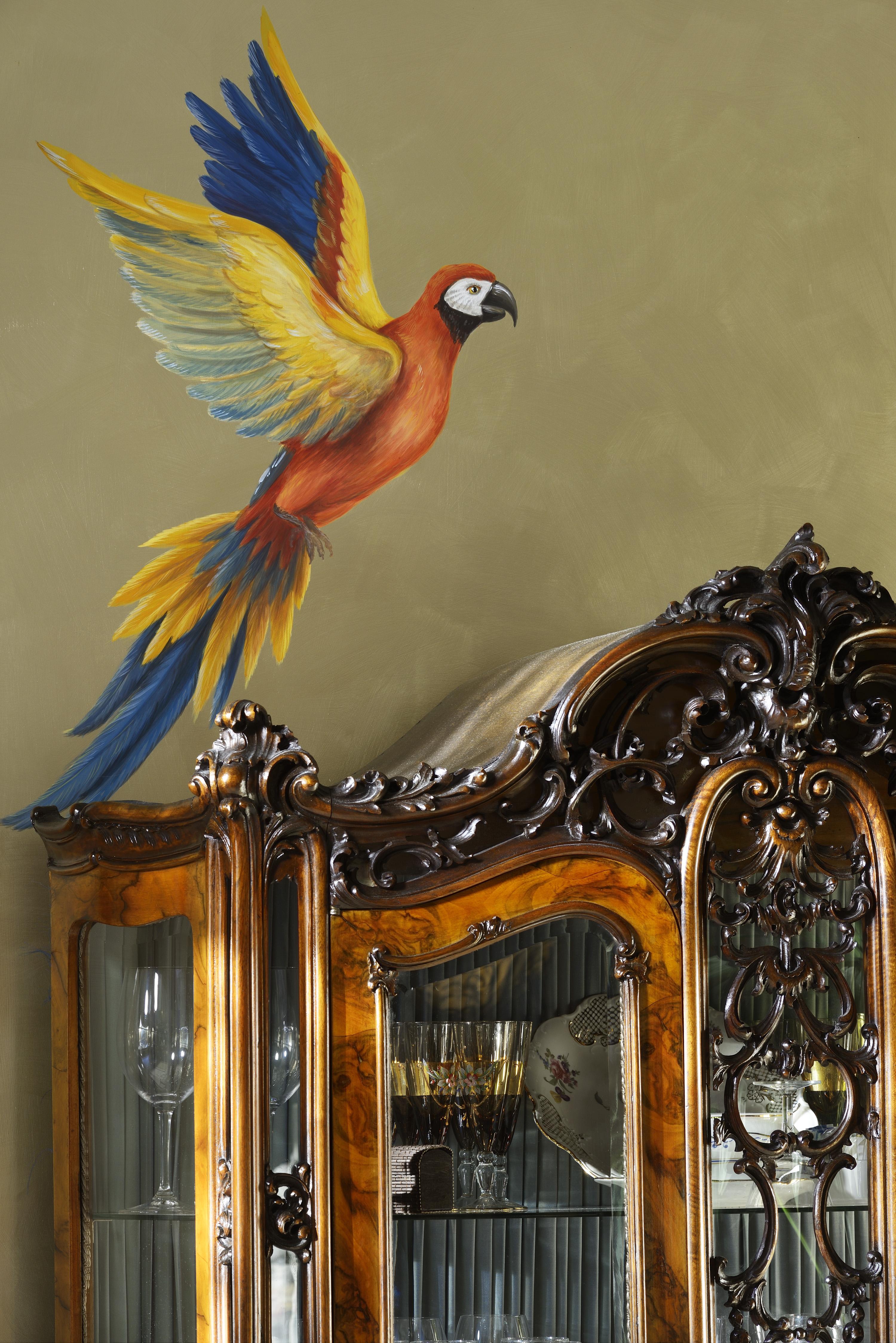 Grand Hotel Savoia Genoa Luaran gambar Detail of a wall-mounted mirror