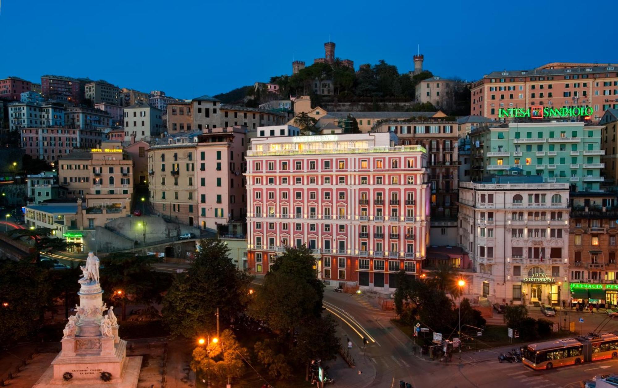 Grand Hotel Savoia Genoa Luaran gambar The hotel in 2012